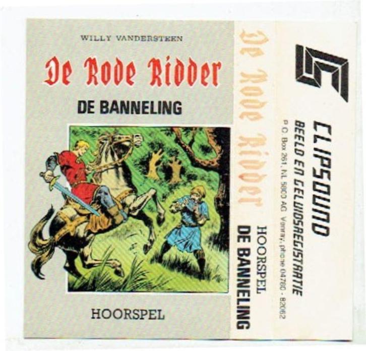 Willy Vandersteen – De Rode Ridder-De Banneling-Hoorspel, Cd's en Dvd's, Cassettebandjes, Zo goed als nieuw, 1 bandje, Ophalen of Verzenden