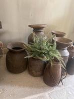 Houten Nepalese kruiken, Overige materialen, Overige kleuren, Ophalen of Verzenden, Zo goed als nieuw