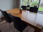 Bert Plantagie eetkamerstoelen echt leer alle 4 voor 150 eur, Huis en Inrichting, Stoelen, Ophalen, Zwart, Leer, Zo goed als nieuw