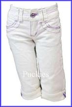 *SALE* Witte denim capri broek maat 152 *NieuW* a, Broek, Meisje, Nieuw, Ophalen of Verzenden