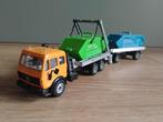 Siku Mercedes portaalwagen met aanhanger, Ophalen of Verzenden, Zo goed als nieuw, 1:32 tot 1:50, Truck