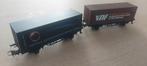 Märklin DB containerwagens VDF en Sonnenfinsternis 1999., Wisselstroom, Wagon, Ophalen of Verzenden, Zo goed als nieuw