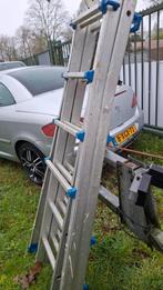 Aluminium Opklapbare Trap - 2 Treden Missen, Doe-het-zelf en Verbouw, Ladders en Trappen, Ophalen of Verzenden