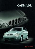 Folder Kia Carnival (2002), Verzenden, Gelezen, Overige merken