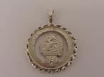 Zilveren hanger rijksdaalder Juliana                    Z42b, Gebruikt, Overige voorstellingen, ., Ophalen of Verzenden