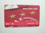 Dagclubcard  Ajax. 2012/2013  Rode achterkant  vele clubs, Ophalen of Verzenden, Gebruikt, Ajax, Overige typen