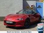 Mazda MX-5 1.5 SkyActiv-G 131 TS+|Leder|Navi|Lane-Assist|1e, Achterwielaandrijving, Gebruikt, Zwart, 4 cilinders