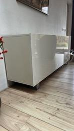 Witte Dressoir met Lades en Deuren, Ophalen, Kunststof, 150 tot 200 cm, Zo goed als nieuw