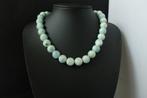 LARIMAR ( 14 mm ) ketting, Verzenden, Zilver, Ketting, Met edelsteen