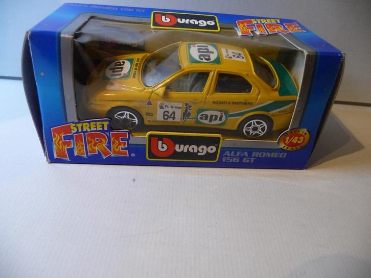 Alfa Alfetta 156 GT Nieuw in doos Bburago 1: 43. Verz. kan, Hobby en Vrije tijd, Modelauto's | 1:43, Nieuw, Auto, Overige merken
