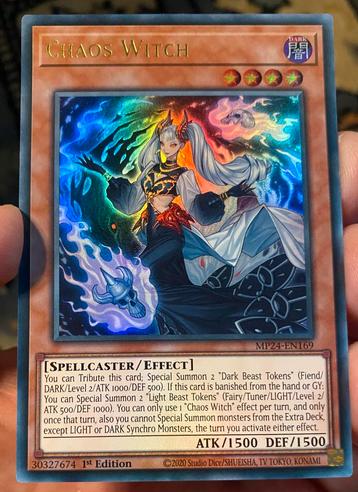 Yu-Gi-Oh! Chaos Witch MP24 1st Edition ! beschikbaar voor biedingen