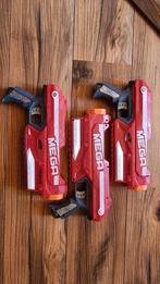 Nerf mega magnum 3x voor 25, Ophalen of Verzenden, Gebruikt