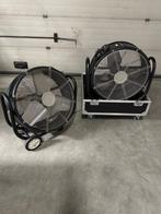 2x Showtec SF-150 ventilator incl heavy duty flight case, Muziek en Instrumenten, Overige typen, Gebruikt, Ophalen