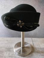 Prachtig zwart hoedje, Ophalen of Verzenden, Nieuw, 55 cm (S, 6⅞ inch) of minder, Hoed