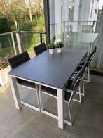 Tuinset/balkonset, Tuin en Terras, Tuinstoelen, Ophalen, Zo goed als nieuw, Aluminium