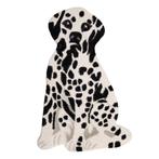 Vloerkleed Hond Dalmatiër 60x90 cm Wit Zwart Wol - Clayre en, Huis en Inrichting, Stoffering | Tapijten en Kleden, 50 tot 100 cm
