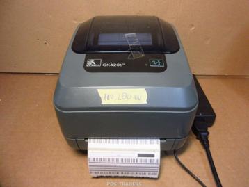 Zebra GK420T LAN + USB Thermo printer Thermal Label beschikbaar voor biedingen
