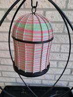 Mooi kleurrijke metalen lantaarn/vogelhuisje. Zelf bekleed., Ophalen of Verzenden, Zo goed als nieuw