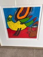 zeefdruk Corneille “Soleil cou coupé II” uit 2002 (186/200), Antiek en Kunst, Kunst | Litho's en Zeefdrukken, Ophalen