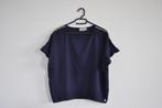 blauwe T-shirt met glitters, Maat 38/40 (M), Blauw, Ophalen of Verzenden, Gedragen