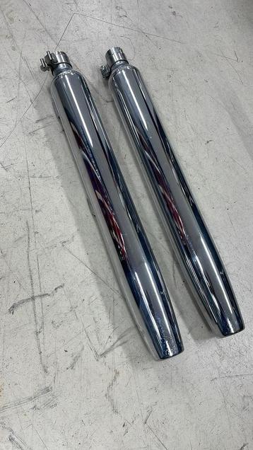 Origineel Harley Springer uitlaten uniek mooi beschikbaar voor biedingen