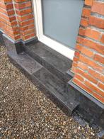 Dorpels en venstertabletten in blauwe steen, Ophalen, Nieuw, Hardsteen, Vensterbanken