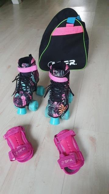 SFR Vision Canvas Rolschaatsen Floral maat 34 beschikbaar voor biedingen