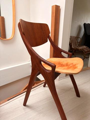 Arne Hovmand-Olsen Teak Stoel 2 stuks Mogens Kold '50 beschikbaar voor biedingen