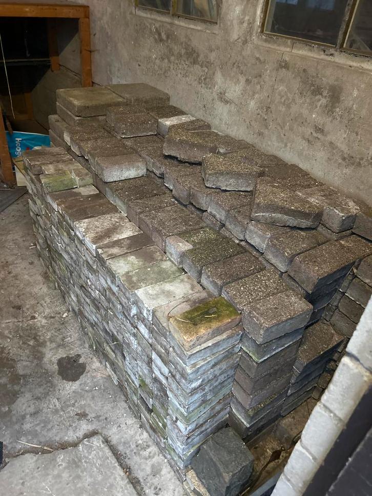 Klinkers, Tuin en Terras, Tegels en Klinkers, Gebruikt, Klinkers, Beton, 10 m² of meer, Ophalen