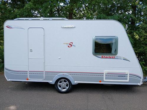 Caravan sterckeman 420CP Starlett. voortent,  Bovag 2025, Caravans en Kamperen, Caravans, Particulier, tot en met 4, 500 - 750 kg