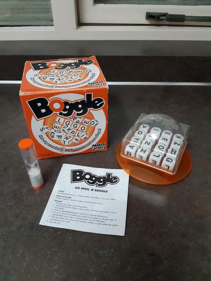 Boggle Parker 2003 uitmuntende staat, Hobby en Vrije tijd, Gezelschapsspellen | Overige, Zo goed als nieuw, Ophalen of Verzenden