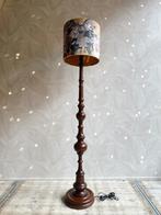 Vintage staande lampenvoet hout vloerlamp, Ophalen, -, -, Zo goed als nieuw
