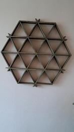 Houten Wandrek Zeshoek, Ophalen, Zo goed als nieuw