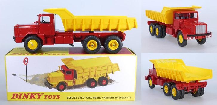 Berliet G.B.O. ATLAS Dinky Toys 572 (1/50) Dumptruck, Hobby en Vrije tijd, Modelauto's | 1:50, Nieuw, Bus of Vrachtwagen, Dinky Toys