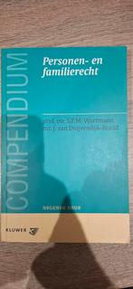 Compendium Personen- en familierecht, Negende druk, Gelezen, Prof. mr. S.F.M. Wortmann, Alpha, HBO