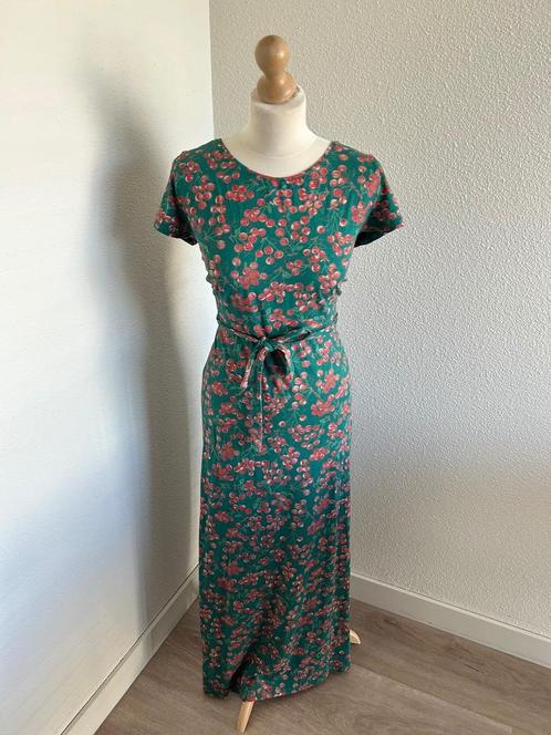 King Louie maat XL groene maxi zomer jurk 2206, Kleding | Dames, Jurken, Zo goed als nieuw, Maat 46/48 (XL) of groter, Groen, Onder de knie
