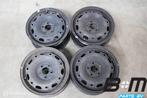 Set originele stalen velgen VW Polo 9N / 9N3 6Q0601027A, Gebruikt, Velg(en)