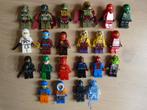 22 minifigs, minifiguren, Ninjago,City, Spiderman, Marvel  2, Ophalen of Verzenden, Zo goed als nieuw, Losse stenen, Lego