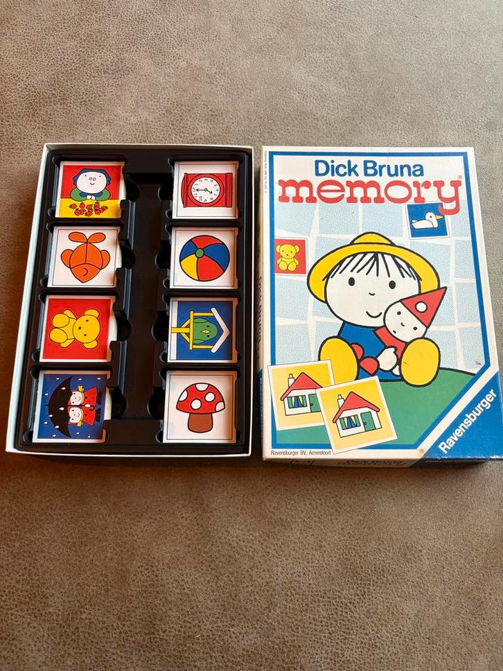 Dick Bruna Memory - origineel uit jaren 90!, Kinderen en Baby's, Speelgoed | Educatief en Creatief, Zo goed als nieuw, Ophalen of Verzenden