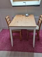 IKEA Tafel met 4 Stoelen, Huis en Inrichting, Gebruikt, 100 tot 150 cm, Rechthoekig, 50 tot 100 cm