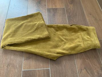 Zara rib broek okergeel maat M beschikbaar voor biedingen