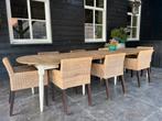 Antieke Keukentafel 348 cm lang x 118 cm breed incl stoelen, Antiek en Kunst, Antiek | Meubels | Tafels, Ophalen