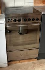 Elektrisch kookstel met oven - 4 pits - Chrome, Witgoed en Apparatuur, Ophalen, Gebruikt, Oven, Hete lucht