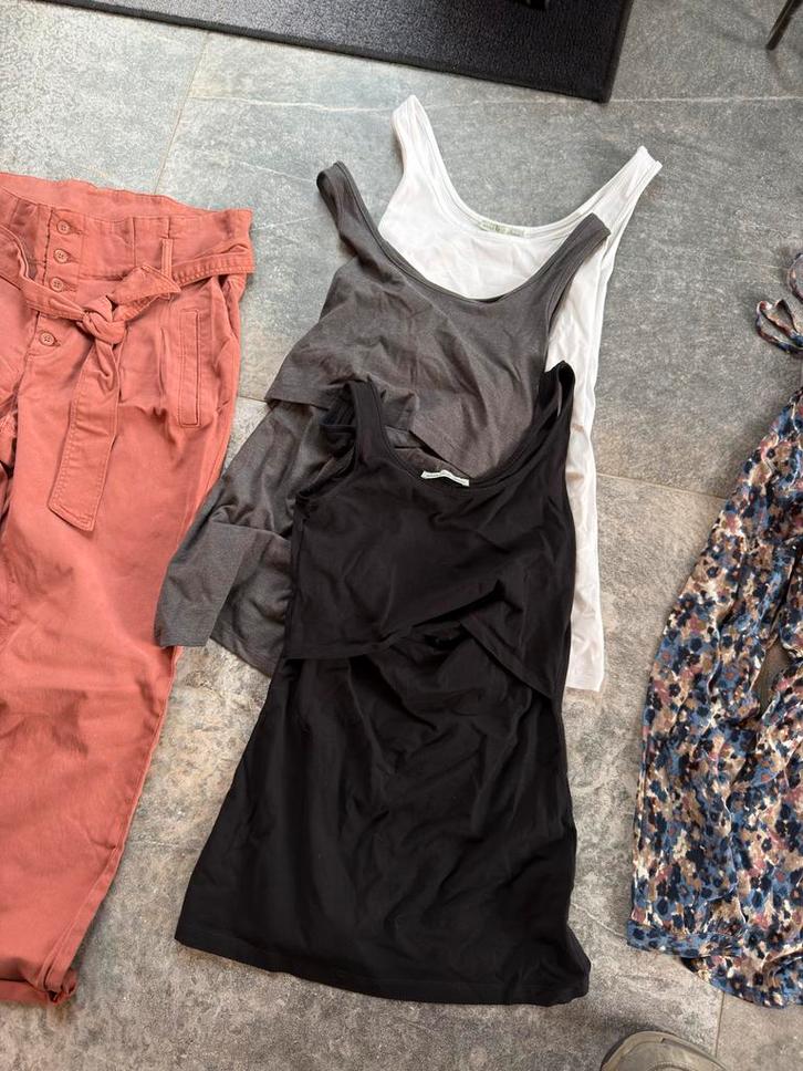 Zwangerschapskleding maat S/M - Zo goed als nieuw!, Kleding | Dames, Positiekleding, Overige typen, Zwart, Ophalen of Verzenden