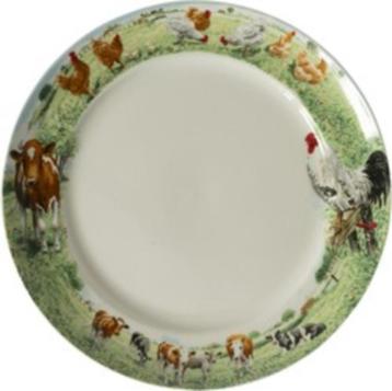Dinerborden Koe - Kip Wiebe van der Zee servies beschikbaar voor biedingen