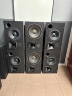 Diverse speakers (onderhoud benodigd), Audio, Tv en Foto, Luidsprekers, Niet werkend, 120 watt of meer, Front, Rear of Stereo speakers