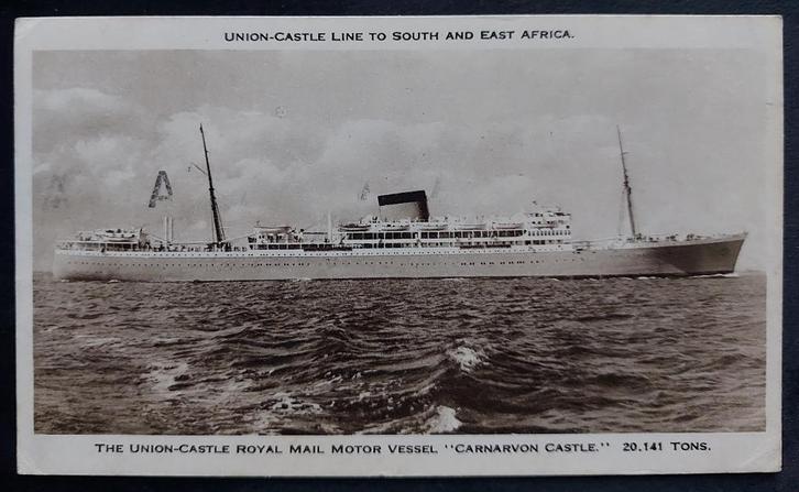 "CARNARVON CASTLE." 1956, Verzamelen, Ansichtkaarten | Themakaarten, Gelopen, 1940 tot 1960, Ophalen