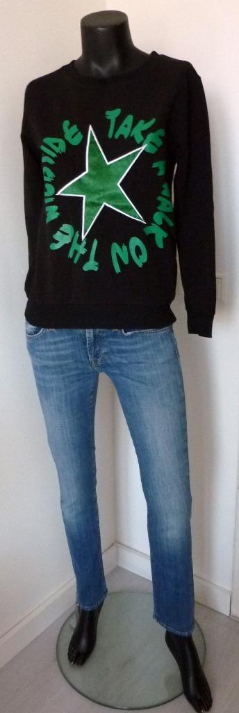 Unusual Sweater, Kleding | Dames, T-shirts, Zo goed als nieuw, Maat 34 (XS) of kleiner, Zwart, Lange mouw, Ophalen of Verzenden