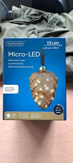 Lumineo dennenappel lamp met timer, Ophalen of Verzenden, Zo goed als nieuw