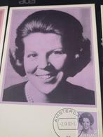 Beatrix Maximumkaarten met Zegels & Stempels, Verzenden, Na 1940, Gestempeld